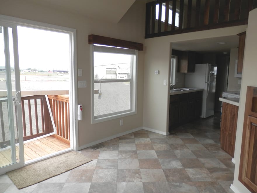 Champion Athens APH-509 Loft (Pine Creek) - Living Room to Kitchen