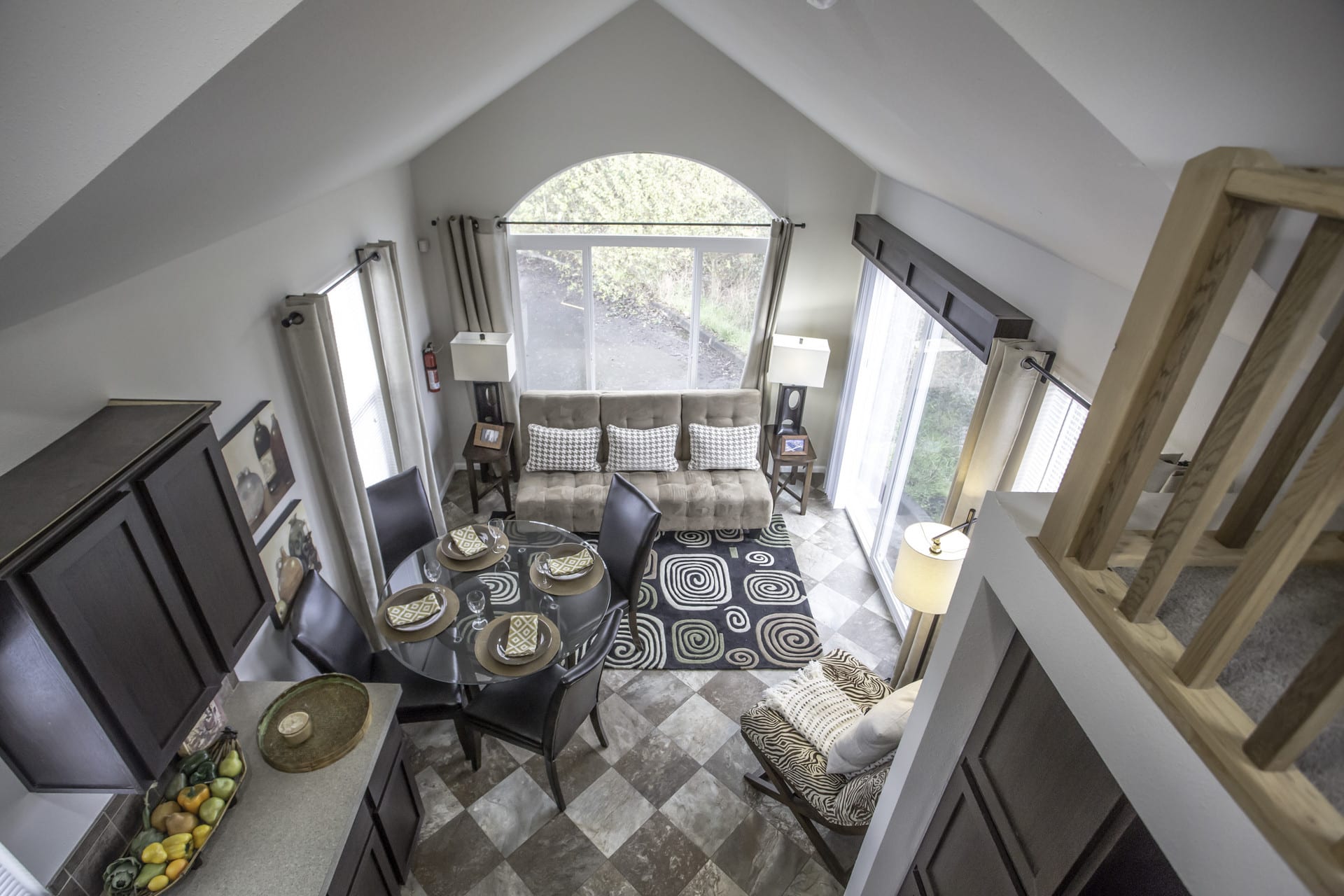 Palm Harbor - Alpine Vista - Display Model - Loft View of Living Room 2