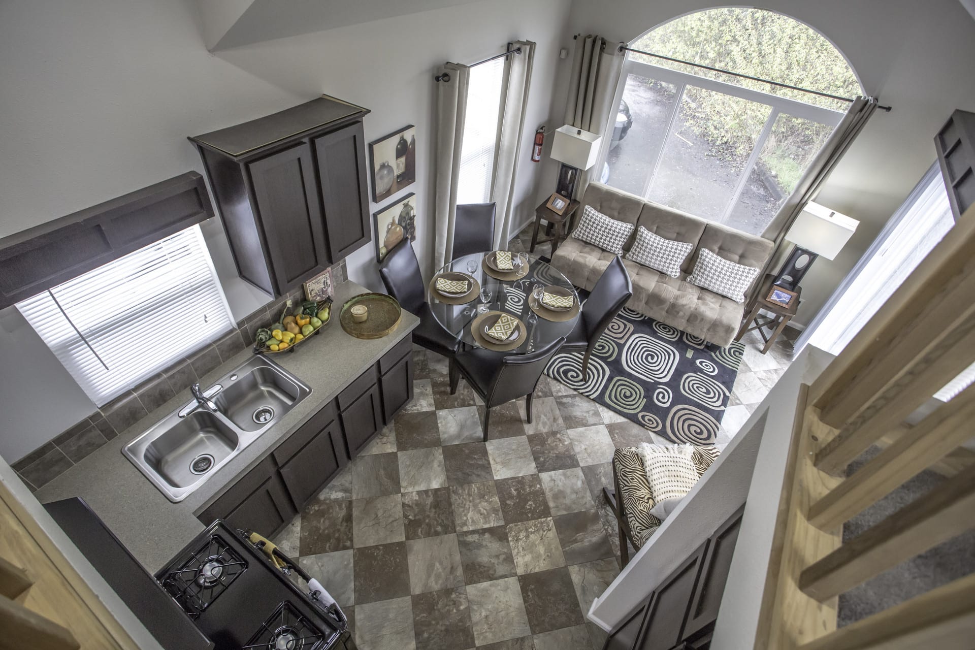 Palm Harbor - Alpine Vista - Display Model - Loft View of Living Room