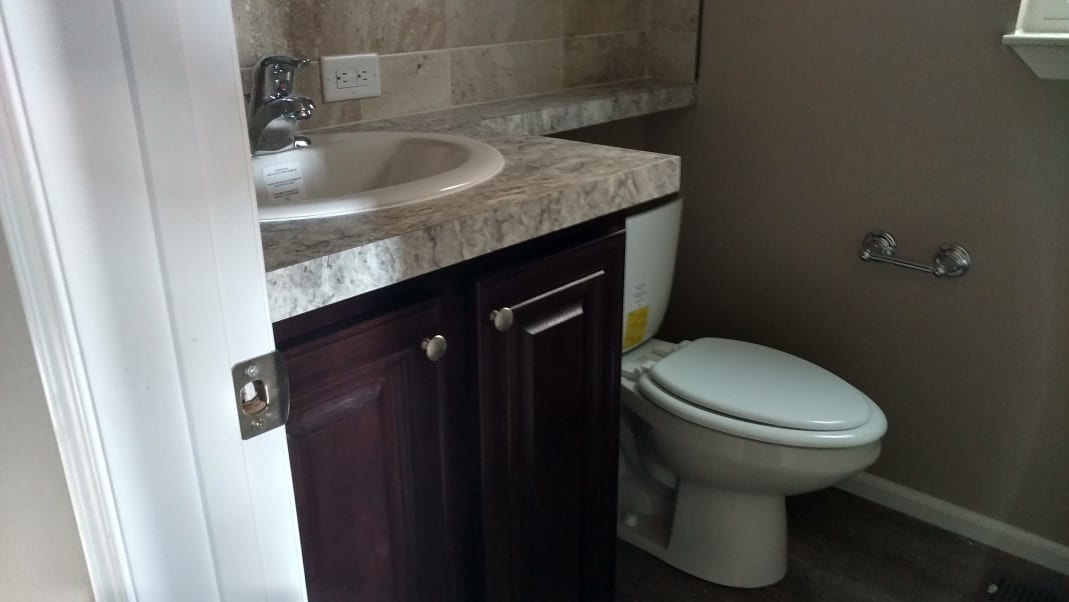 Palm Harbor - Twin Lakes Vista - Hunter Model - Bathroom Sink and Toilet