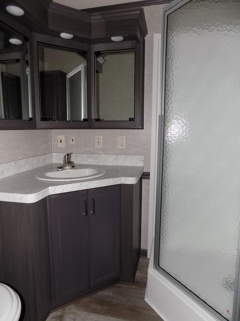 Woodland Park Timber Ridge - Acadia (TR-203) - Bathroom Sink and Shower