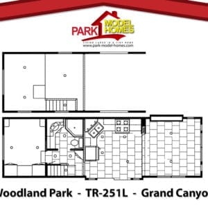 Woodland Park Model Timber Ridge Grand Canyon (TR-251L) - Floor Plan