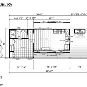 Athens Champion- APH 523 with loft | Park Model Homes
