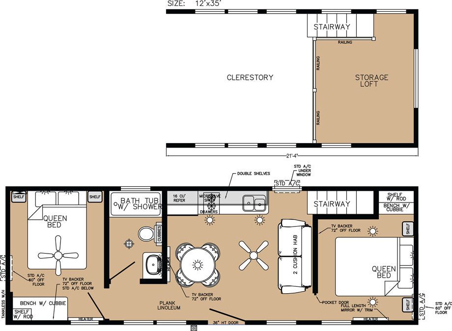 America’s Park Cabins APC-PC-35SL